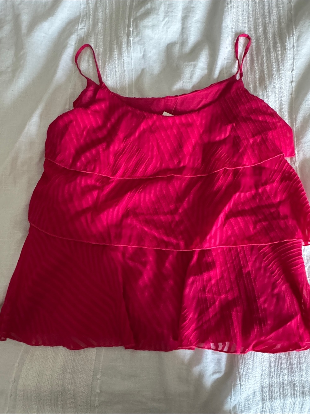 Amadi ruffled tank top